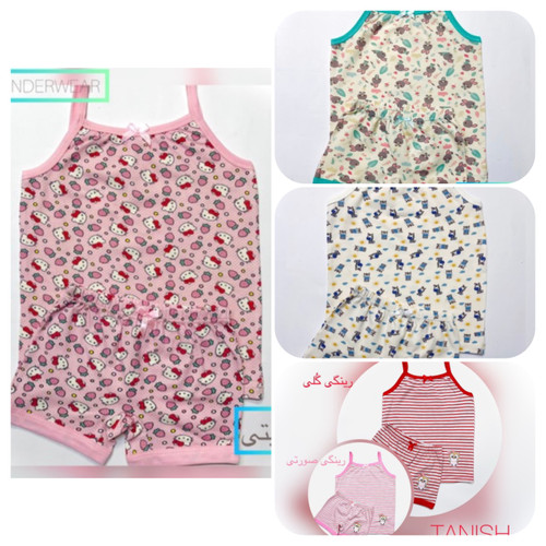 تاپ و شورتک طرح دار تانیش