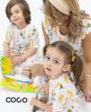 ست تیشرت و شلوار کبریتی در همه رده های سنی یکسال تا بزرگسال برند coco