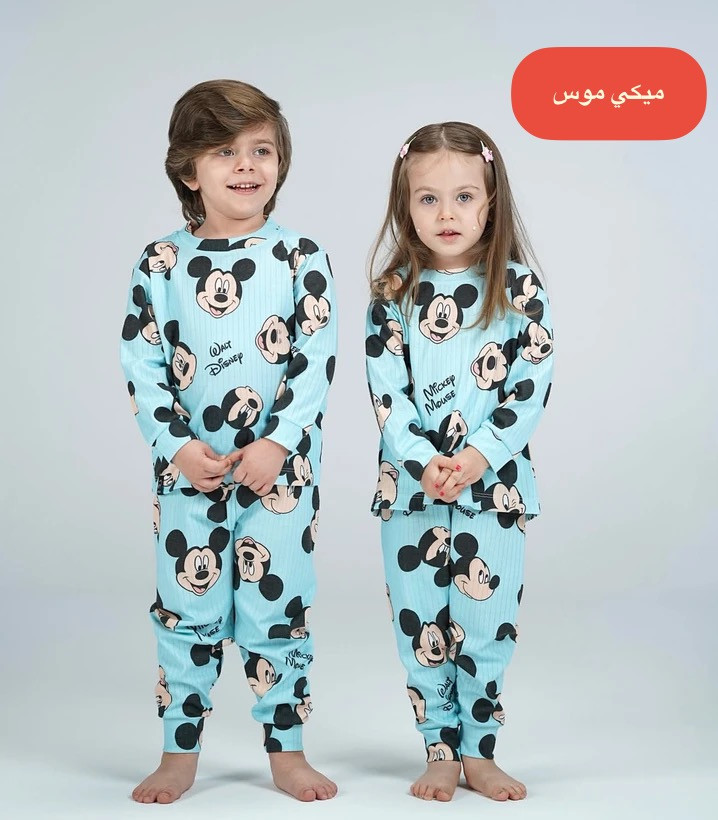 ست آستين بلند و شلوار كبربتي يكسال الي ١٢ سال برند coco و koala